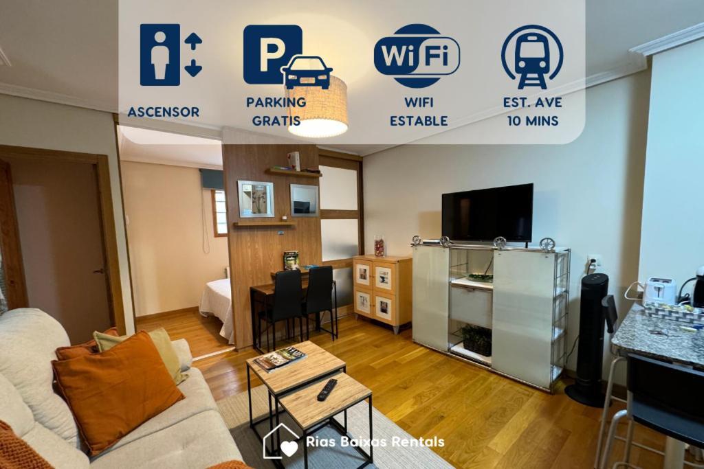 Centrico Con Parking Y Wifi ツ By Rias Baixas Rentals วิโก ภายนอก รูปภาพ